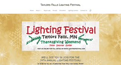 Desktop Screenshot of lightingfestival.com