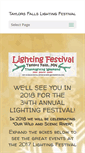 Mobile Screenshot of lightingfestival.com